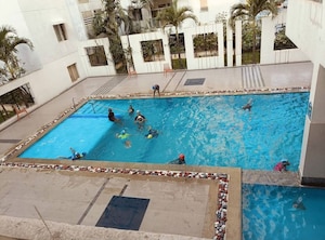 Swimming Pool in 3 BHK Apartment at Cybercity Rainbow Vistas Rock Gardens, Hi Tech City – for Rent