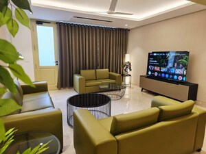 Living Room in 4 BHK Builder Floor at Greater Kailash – for Rent