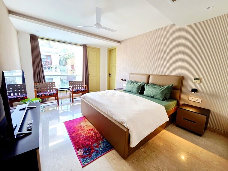 Bedroom, greater kailash 4 Bedroom 4500 Sq.Ft. Builder Floor In Greater Kailash Delhi 10588739