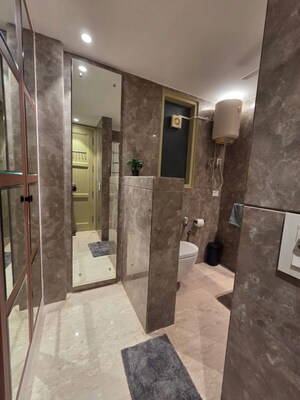 Bathroom in 4 BHK Builder Floor at Greater Kailash – for Rent