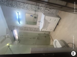 Bathroom in 4 BHK Builder Floor at Panchsheel Park – for Rent
