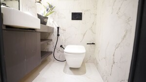 Bathroom in 3 BHK Apartment at Green Garden Apartment, Chembur – for Rent