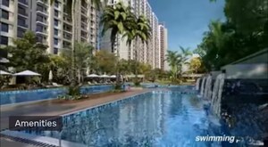 Swimming Pool in 3 BHK Apartment at Gomti Nagar – for Rent