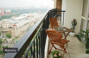 Balcony in 3 BHK Apartment at Gomti Nagar – for Rent