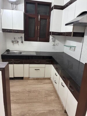 Kitchen in 2 BHK Builder Floor at Malviya Nagar – for Rent