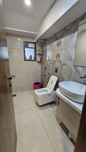 Bathroom in 3 BHK Apartment at Andheri West – for Rent