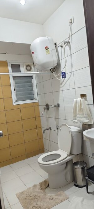 Bathroom in 3 BHK Apartment at GR Maithri, Cambridge Layout – for Rent