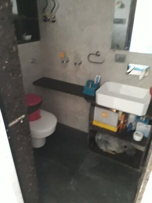 Bathroom in 2 BHK Apartment at Krishna Residency Malad West, Malad West – for Sale