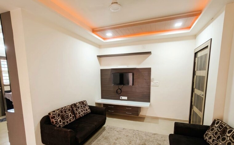 Living Room, panchmukhi-homes 2 Bedroom 1305 Sq.Ft. Apartment In Science City Ahmedabad 10588883