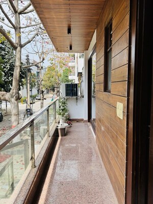 Balcony in 4 BHK Builder Floor at Sector 2 – for Rent