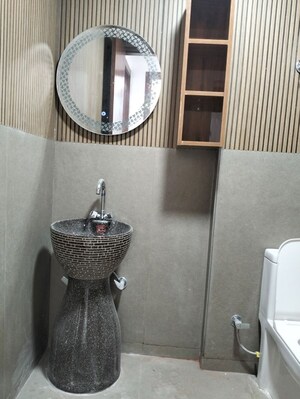 Bathroom in 3 BHK Builder Floor at Khirki Extension – for Sale