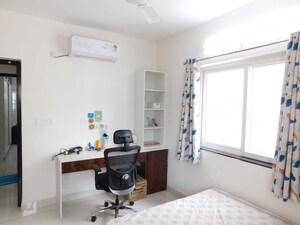Living Room in 3 BHK Apartment at Ambience Courtyard, Manikonda – for Rent