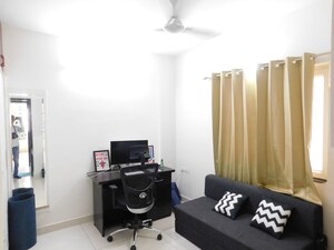 Living Room in 3 BHK Apartment at Ambience Courtyard, Manikonda – for Rent