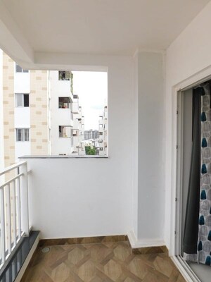 Building Lobby in 3 BHK Apartment at Ambience Courtyard, Manikonda – for Rent