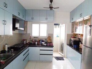Kitchen in 3 BHK Apartment at Ambience Courtyard, Manikonda – for Rent
