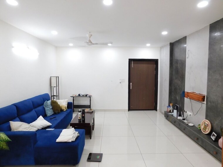 Living Room, ambience-courtyard 3 Bedroom 1700 Sq.Ft. Apartment In Manikonda Hyderabad 10588946