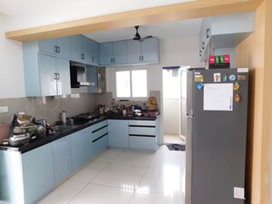 Kitchen in 3 BHK Apartment at Ambience Courtyard, Manikonda – for Rent