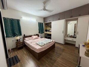 Bedroom in 3 BHK Apartment at Ambience Courtyard, Manikonda – for Rent