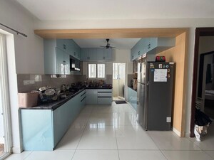 Kitchen in 3 BHK Apartment at Ambience Courtyard, Manikonda – for Rent