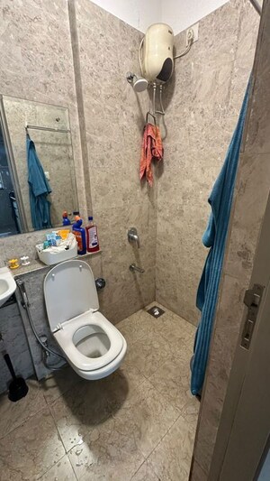 Bathroom in 1 BHK Apartment at Sheth Vasant Oasis, Andheri East – for Rent