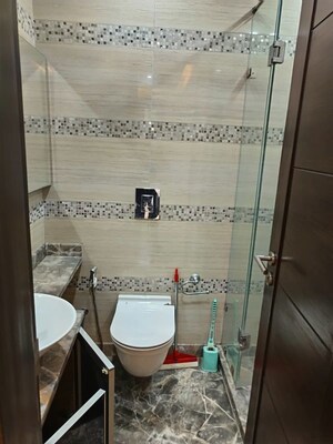Bathroom in 4 BHK Builder Floor at East Of Kailash – for Rent