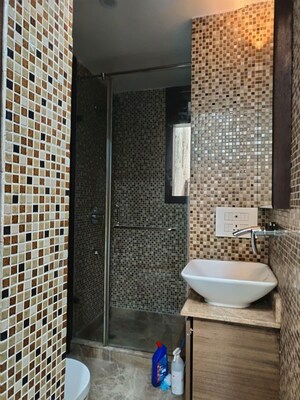 Bathroom in 4 BHK Builder Floor at East Of Kailash – for Rent