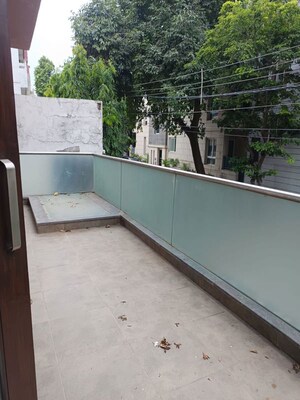 Balcony in 4 BHK Builder Floor at East Of Kailash – for Rent