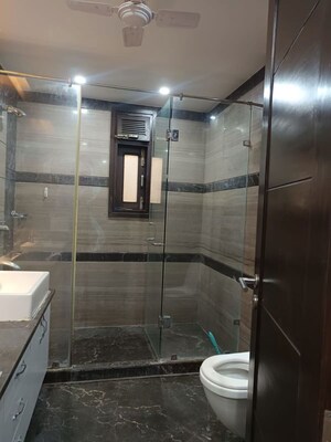 Bathroom in 4 BHK Builder Floor at East Of Kailash – for Rent