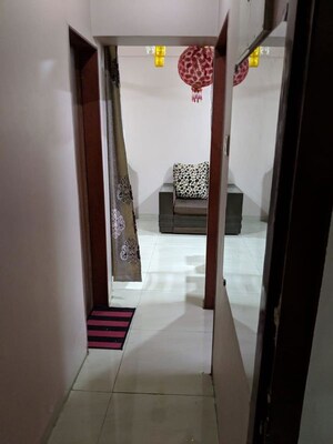 Building Lobby in 1 BHK Apartment at K Raheja Heights, Malad East – for Rent