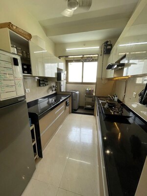 Kitchen in 2 BHK Apartment at LnT Realty Emerald Isle, Powai – for Rent