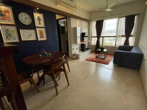 Living Room in 2 BHK Apartment at LnT Realty Emerald Isle, Powai – for Rent