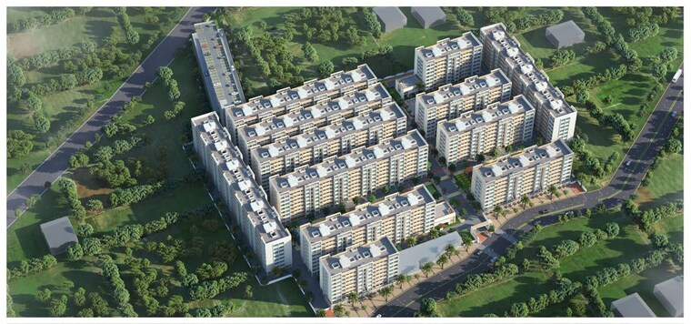 Exterior View, samraat-apna-ghar 2 Bedroom 850 Sq.Ft. Apartment In Serene Meadows Nashik 10588989
