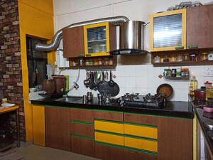 Kitchen in 3 BHK Apartment at Rahul Park - D1 D2 D3 Building, Warje – for Rent