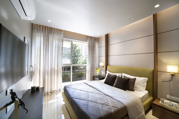 Bedroom, serene meadows 3 Bedroom 1399 Sq.Ft. Apartment In Serene Meadows Nashik 10387444