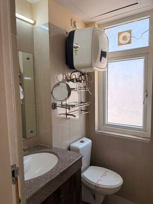 Bathroom in 3 BHK Apartment at Emaar Palm Hills, Sector 77 – for Rent