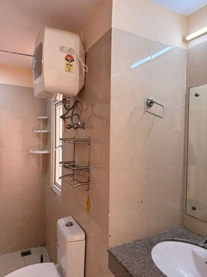 Bathroom in 3 BHK Apartment at Emaar Palm Hills, Sector 77 – for Rent