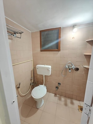 Bathroom in 2 BHK Apartment at Powai Panchratna Society, Powai – for Rent