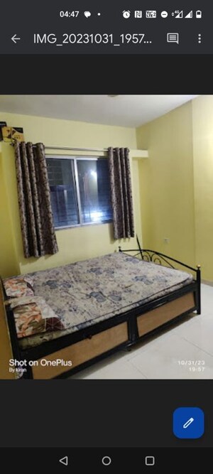Bedroom in 1 BHK Apartment at Gulmohar Paradise Homes, Kharadi – for Rent