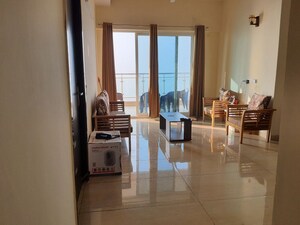 Living Room in 3 BHK Apartment at Gaur Sportswood, Sector 79 – for Rent