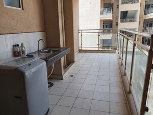 Balcony in 3 BHK Apartment at Gaur Sportswood, Sector 79 – for Rent