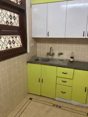 Kitchen in 3 BHK Builder Floor at Kailash Hills – for Sale