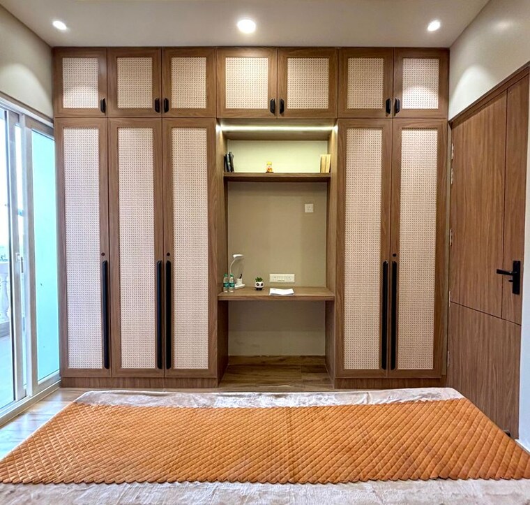 Bedroom, urban-the-zirk 3 Bedroom 1800 Sq.Ft. Apartment In Nabha Zirakpur 10589212