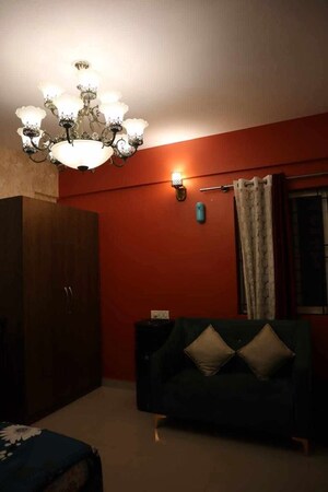 Living Room in 2 BHK Apartment at Maangalya The Residences, Benson Town – for Rent