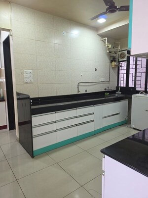 Kitchen in 3 BHK Apartment at Nanded Asawari, Nanded – for Rent