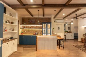 Living Room in 5 BHK Apartment at Brigade Exotica, Old Madras Road – for Sale
