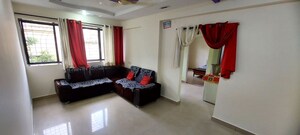 Living Room in 2 BHK Apartment at Wakad – for Rent