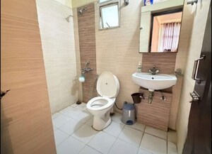 Bathroom in 3 BHK Apartment at Gomti Nagar – for Rent