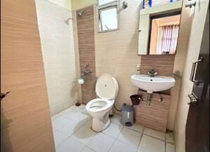 Bathroom in 3 BHK Apartment at Gomti Nagar – for Rent