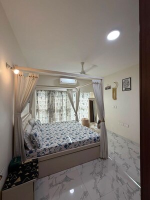 Bedroom in 3 BHK Apartment at Kalpataru Habita, Parel – for Rent