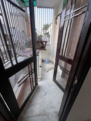 Balcony in 3 BHK Builder Floor at Naraina – for Rent
